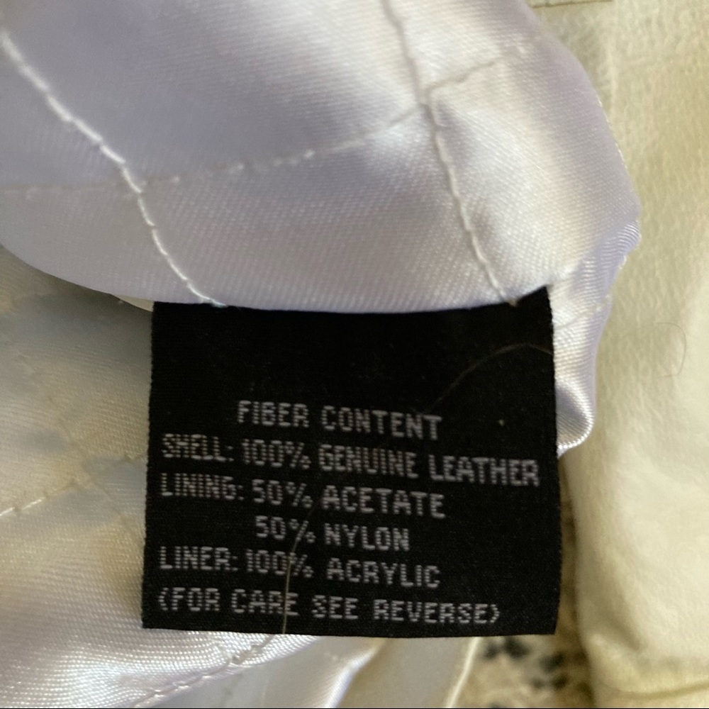 White leather jacket - Picture 4 of 4